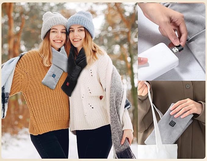 skvelý elektrický hrejivý šál